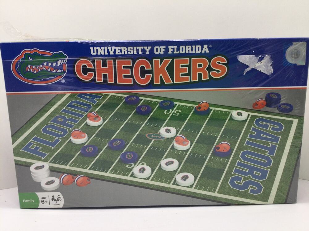 University of Florida Gators edition Checkers Board Game NIB
